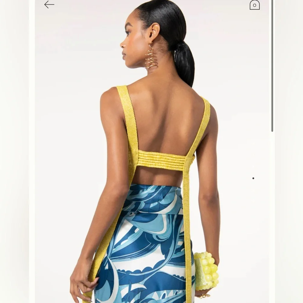 BRAND NEW Cult Gaia Gabi Crochet Top - Picture 2 of 8